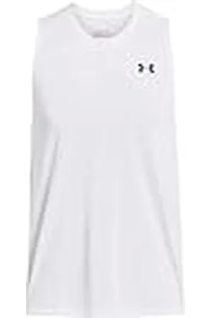 Under Armour UA Tech Tank Camiseta sin mangas para hombre, camiseta de hombre sin mangas para correr, color /negro