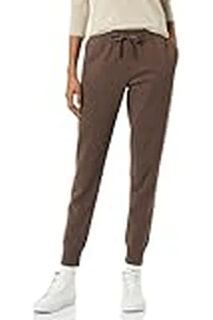 Amazon Pantalones De Correr De Forro Polar con Puños (Disponibles En Tallas Grandes) Mujer, , M