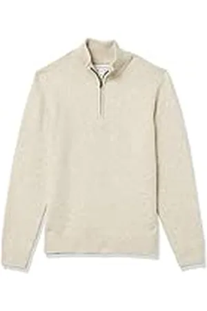 Amazon Jersey de Manga Larga con Cremallera de un Cuarto y Tacto Suave Hombre, , XXL