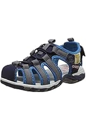 Garvalin 162810, Sandalias con Punta Cerrada Niños, Azul (Tejido), 30