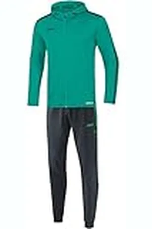 Jako Chándal infantil de poliéster Striker 2.0 con capucha, color turquesa/antracita, 152, M9419