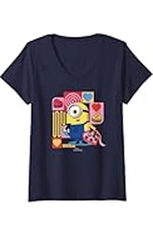 Minions Mujer Valentine’s Day Kevin Para Tu Camiseta Cuello V