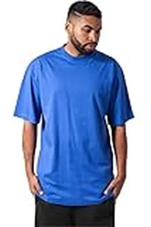 Urban classics Camiseta básica de Manga Corta de Hombre, Cuello Redondo Normal, de algodón Grueso, Largo Oversize, Distintos Colores, Tallas S-6XL