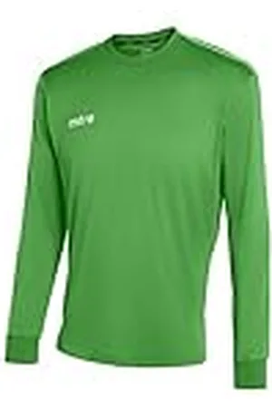 Mitre Kids Camero Long Sleeve Football Match Day Shirt - Emerald, X-Small/24 - 26-Inch