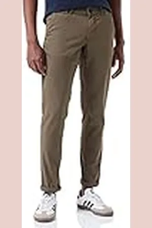 Camel Active Slim Fit Madison Chino Pantalones de Vestir, , 40W x 30L para Hombre