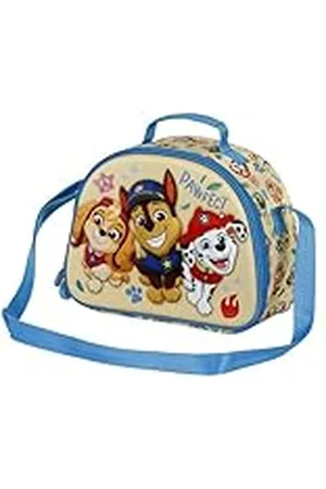Paw Patrol Patrulla Canina, Bolsa Portamerienda 3D, 25.5 x 20 cm