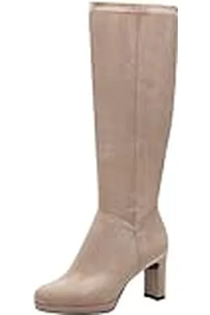 Tamaris Botas de Caña Larga para Mujer, Textiles, Tacón Cuadrado, Veganas, , 42 EU