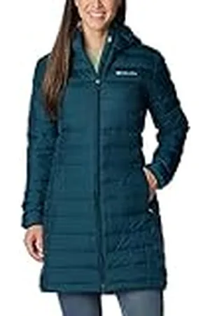 Columbia Lake 22 Down Long Hooded Jacket, Chaqueta De Plumas Acolchada Con Capucha para Mujer, , Talla S