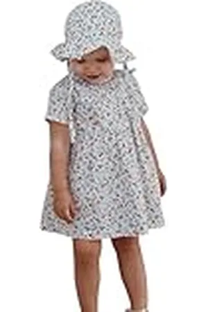 Petit Bateau A0CLI Vestido de Manga Corta, , 3 ANS Bebita