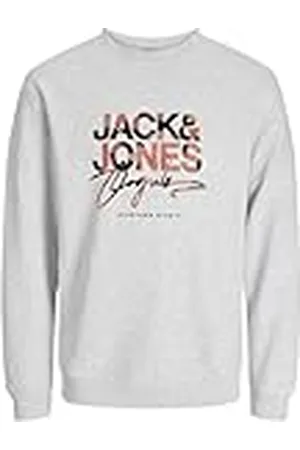 JACK & JONES Joraruba AOP Branding Sudadera Crew Pls, , XXXXXL para Hombre