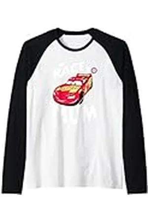 Cars McQueen Race To Mum Dia de la Madre Camiseta Manga Raglan