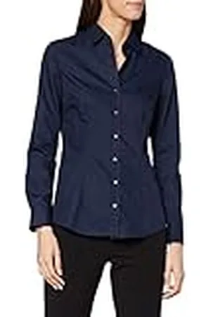 Seidensticker City Bluse Langarm Slim Fit Uni, Blusa para Mujer, , 42