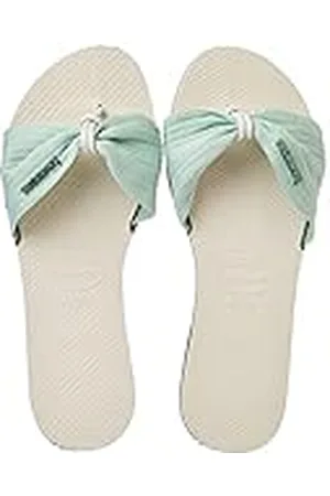 Havaianas You St Tropez Basic, Sandalias Mujer, Beige/Mineral Green, 35/36