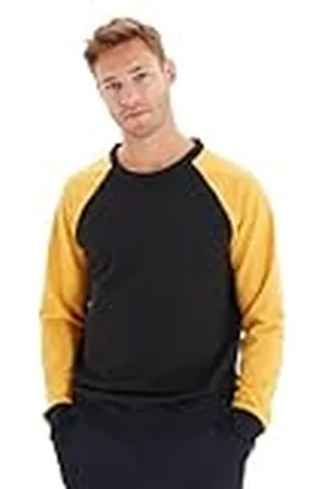 Trendyol Sudadera Regular de Cuello Redondo con Bloques de Color, , S para Hombre