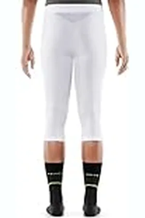 Falke SK Impulse Collant Legging 3/4 Mallas Térmicas Deportivas Hombre Ropa Interior Térmica Caliente Negro Blanco Legging Leggins Pantalones Fitness Elástico De Deporte 1 Par