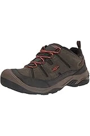 Keen Circadia Waterproof, Zapatos para Senderismo Hombre, Black Olive/Potters Clay, 40.5 EU