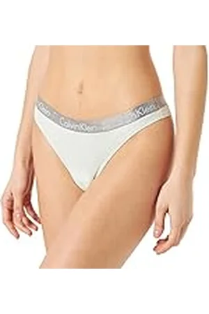 Calvin Klein Thong 000QD3539E, Tangas para Mujer, Dragon Fly, L