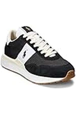 Ralph Lauren Train 89 Zapatillas para Mujer, Negro/Blanco, 39 EU