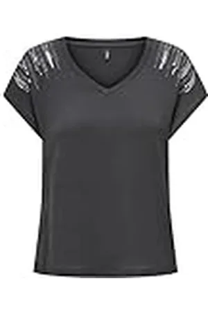 ONLY Onllouisa Capsleeve Mix Top Box Jrs Camiseta, , M Mujeres