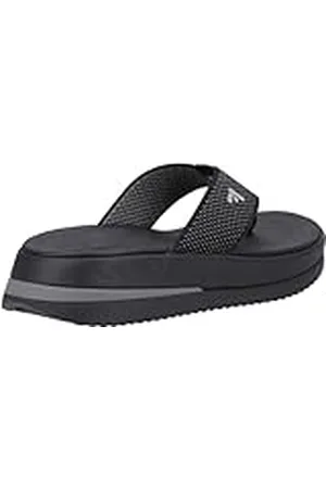 FitFlop Sandalias Surff de Dos Tonos con Correas, Mujer, Black, 39 EU