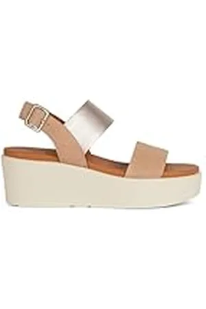 Geox D Xand 2.2s A, Sandalia de cuña Mujer, , 37 EU