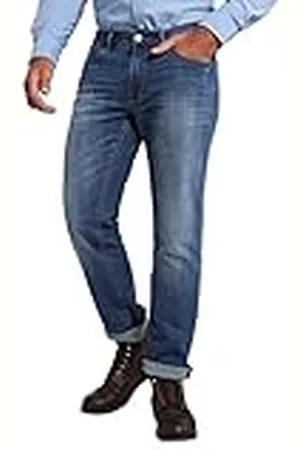 JP 1880 Jeans, Super Stretch, Kontrast Stitching, 5-Pocket, Straight Fit Pantalones, , 33 para Hombre