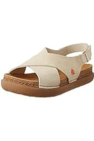 Art 1710 Rhodes, Sandalia, Mujer, Beige (Cream), 41 EU