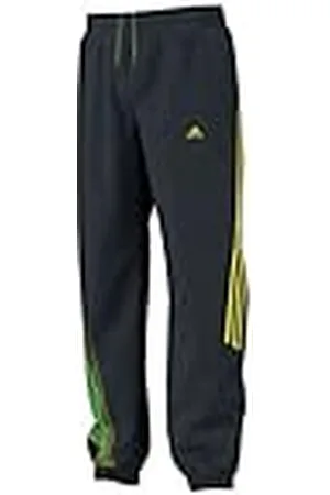 adidas Lange f50 Woven Closed hem - Pantalones para niño, tamaño 164 UK, Color Tech Onix f12 / Vivid Amarillo