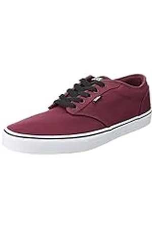 Vans Atwood, Zapatillas, Hombre, (Canvas) Oxblood/White, 41 EU