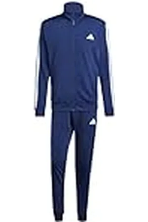 adidas Hombre Sportswear Basic 3 Stripes Tricot Tracksuit, , L Corto