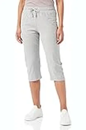 Champion Pantalones Capri para Mujer, Pantalones Cortos Ligeros, Capri de Punto Jersey para Mujer, Talla 18, , Medium
