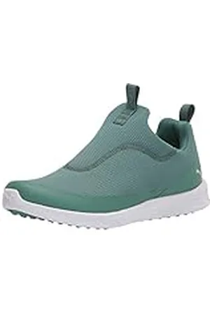 PUMA Laguna Fusion Slip-on, Zapatos de Golf Mujer, Azul Abeto Plateado, 38 EU