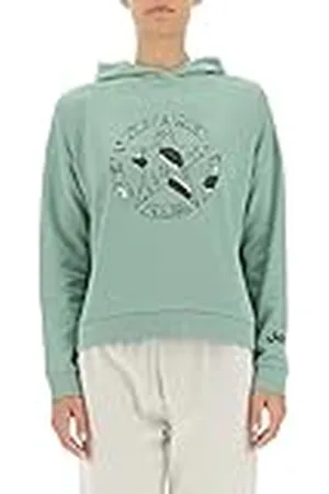 Jeep O102607-E854 J Woman Hooded Cropped Sweatshirt Star Botanical Print J22W Mujer XS