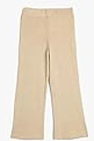 Koton Wide Leg Trousers Soft Touch Elastic Waistband Ribbed, Calzoncillos niñas,