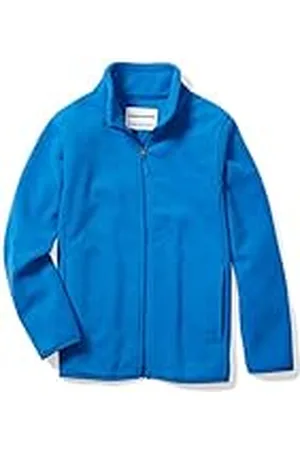 Amazon Chaqueta de Forro Polar con Cremallera Completa y Cuello Levantado Niño, , 11-12 años