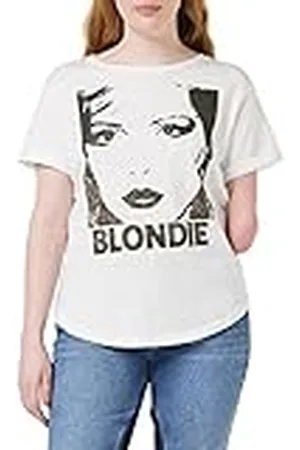 Blond Amsterdam Silhouette Camiseta, White, Large para Mujer