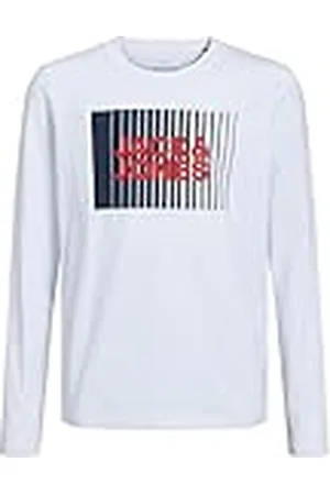 JACK & JONES Jjecorp Logo tee Play LS O-Neck Noos Jnr Camiseta, , 128 para Niños