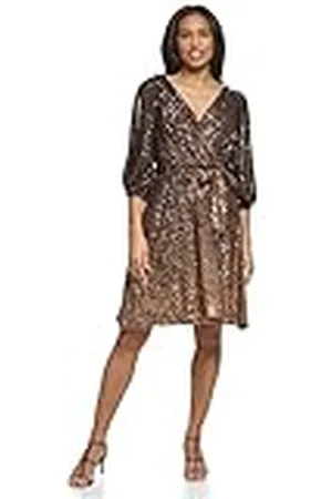 DKNY Vestido Sobrepelliz de Lentejuelas Ombre ocasión Especial, , 38 para Mujer