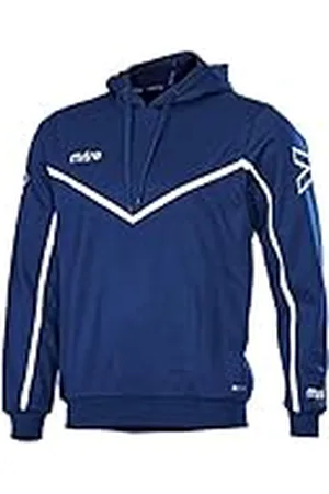 Mitre T70017 Sudadera con Capucha, Unisex niños, Azul Marino/Blanco, L