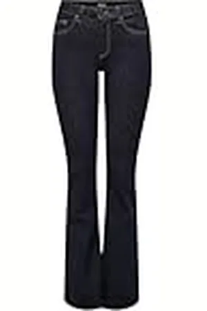 ONLY Onlblush Mid Flared Stayblue Dnm Rea023 Jeans, , MW x 32L para Mujer