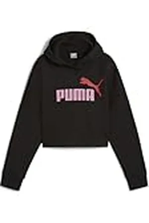 PUMA ESS Logo Cropped Hoodie G, Sudor Chicas, Black, 671134