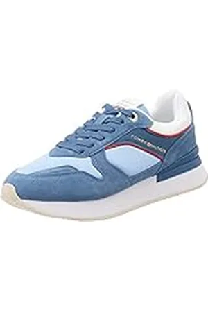 Tommy Hilfiger Mujer Sneakers Running Elevated Feminine Runner Zapatillas Deportivas, Azul (Blue Coast), 42 EU