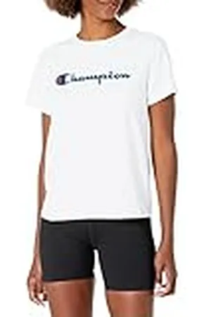 Champion Classic tee Camiseta, Blanco, XXL para Mujer