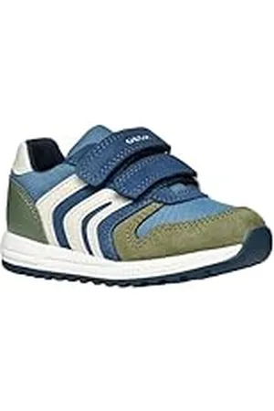 Geox B ALBEN Boy A, Zapatillas Bebé-Niños, Sage/Avio, 23 EU