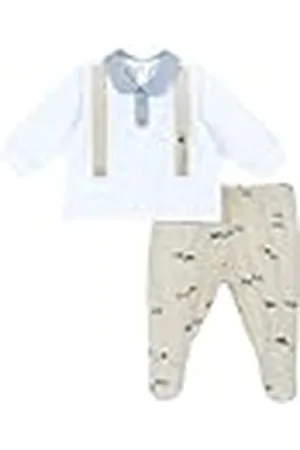 chicco Conjunto Recién Nacido con Camiseta y Polainas de Algodón Suave, Ideal para Primavera y Otoño, Idea Regalo Nacimiento, Designed in Italy, Ropa Bebé 0-24 Meses