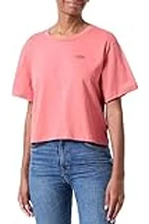 Vans Little Drop V SS Crop tee-B Camiseta, , XL para Mujer