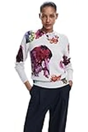 Desigual Jersey de Punto Plano para Mujer Sudadera, , S