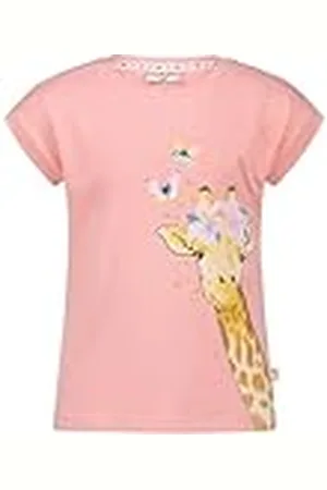 Salt & Pepper BY KIDS PARK Mädchen T-Shirt Mit Giraffen Glitterprint Und Pailletten Camiseta, , 104-110 para Niñas