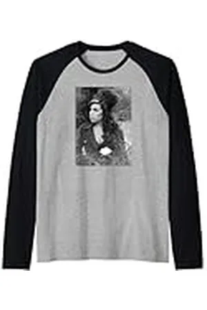 Amy Winehouse Vintage Tribute - Jazz Soul Music Presente Camiseta Manga Raglan