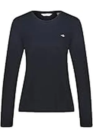GANT Camiseta Reg Shield LS, , XL para Mujer